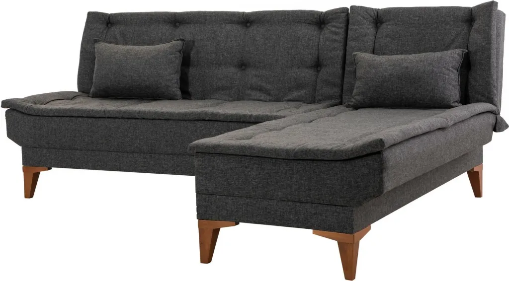 Kënd divan-krevat Belen, ngjyrë antracit, Atelier del Sofa - 6