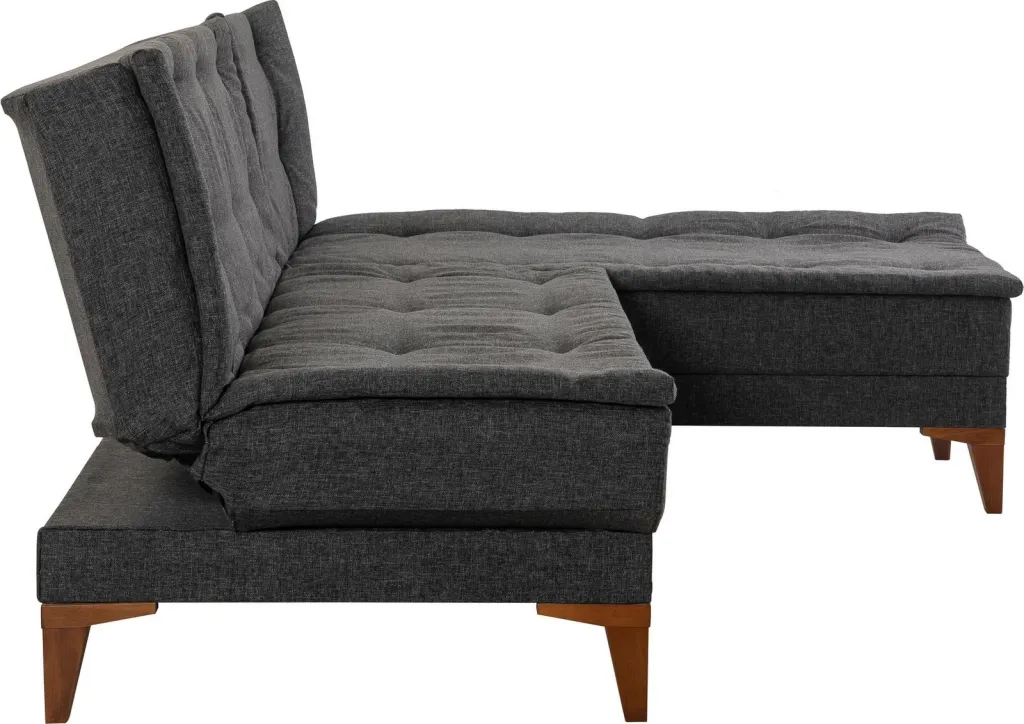 Kënd divan-krevat Belen, ngjyrë antracit, Atelier del Sofa - 7