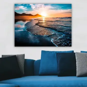 Pikturë dekorative në kanavacë, shumëngjyrëshe, 70x100cm, 747184342_70100