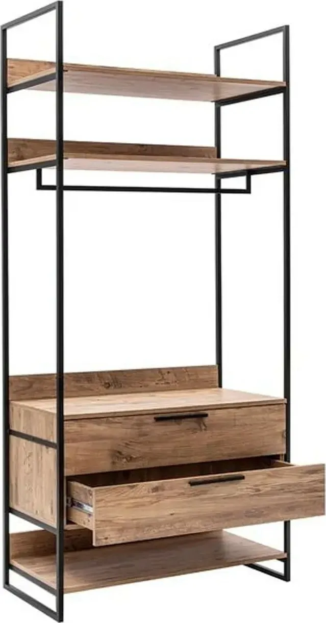 Dollap Hanah Home Dynamic - 12, ngjyrë Atlantic Pine, 104x225x52cm - 4
