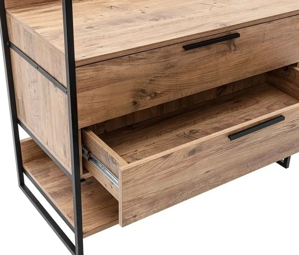 Dollap Hanah Home Dynamic - 12, ngjyrë Atlantic Pine, 104x225x52cm - 5