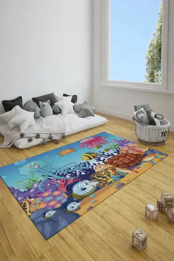 Qilim multikolor për fëmijë, 180x280cm, Conceptum Hypnose, CT-3079
