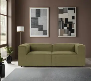 Divan dy vendësh Atelier del Sofa, Rome, ngjyrë e gjelbër