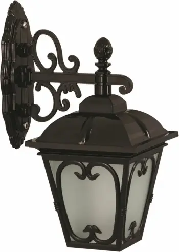 Llambë muri për jashtë, Opviq, BAP-68181-BSY-M2, e zezë