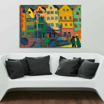 Pikturë dekorative në kanavacë Wallity, shumëngjyrëshe, 70100KANDINSKY022