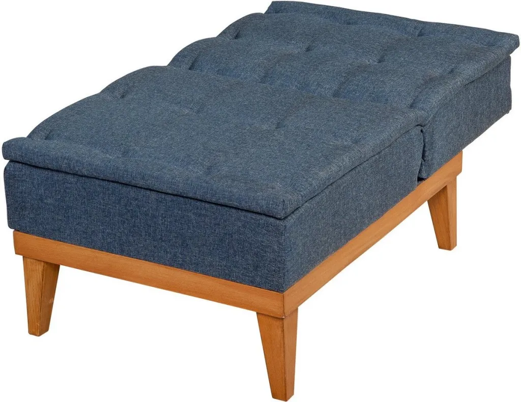 Set divan-krevat Atelier del Sofa, ngjyrë kaltër e errët, Fuoco-TKM06-1048 - 12