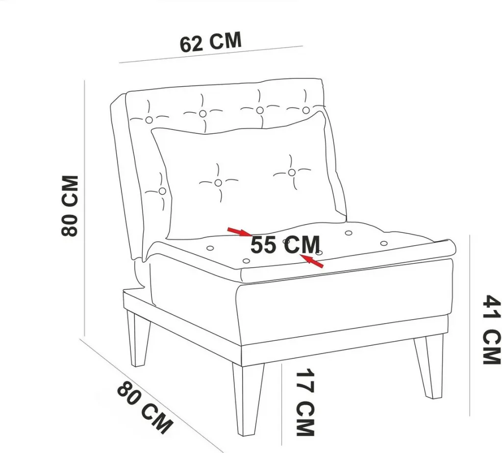 Set divan-krevat Atelier del Sofa, ngjyrë kaltër e errët, Fuoco-TKM06-1048 - 16