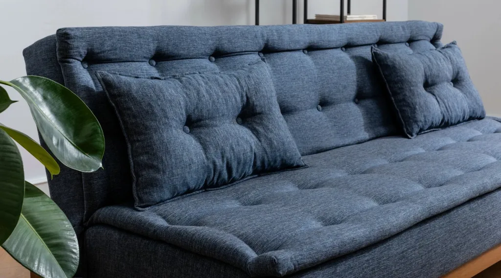 Set divan-krevat Atelier del Sofa, ngjyrë kaltër e errët, Fuoco-TKM06-1048 - 5