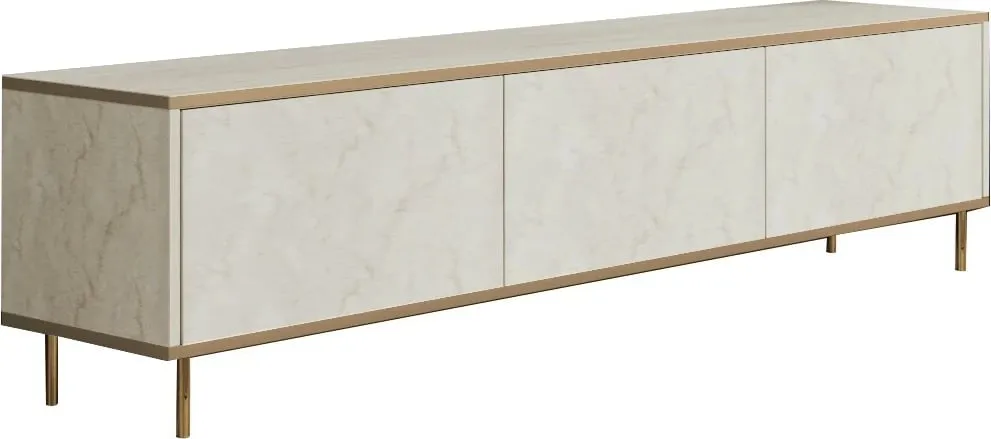 Komodë TV Hanah Home, imazh travertin, ar - 5
