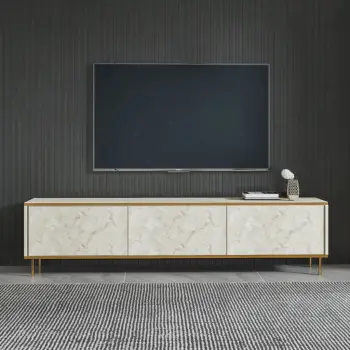 Komodë TV Hanah Home, imazh travertin, ar