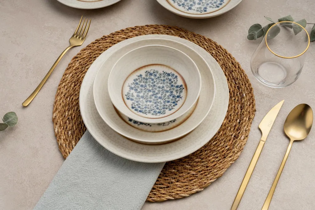 Set enësh për drekë (24 copë), Hermia, GBSATN24Y4R22153 - 2