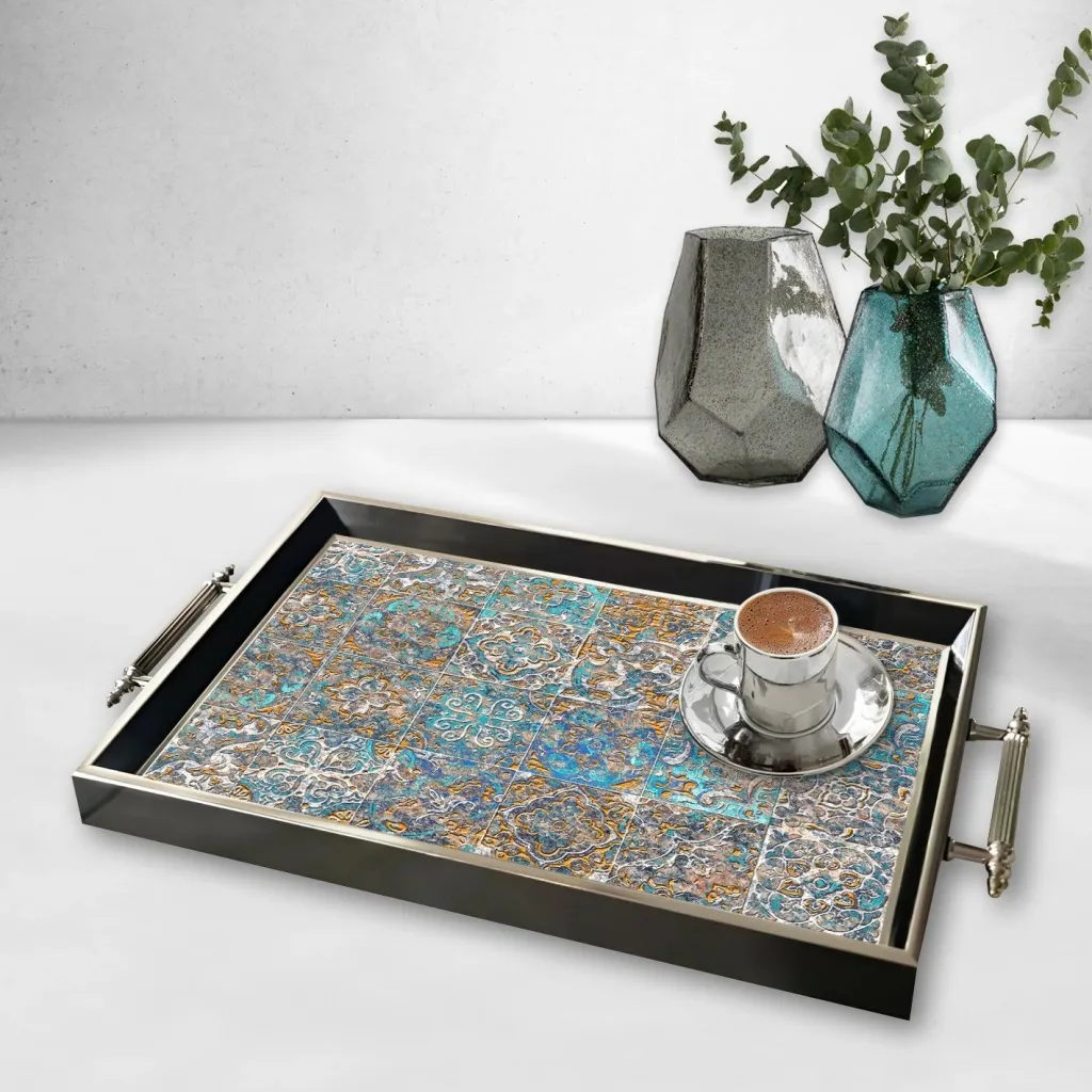 Tabaka qelqi Aberto Design, TPG9857, shumëngjyrëshe - 1