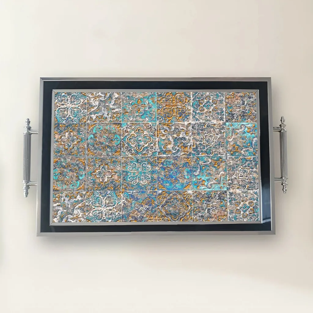 Tabaka qelqi Aberto Design, TPG9857, shumëngjyrëshe - 2