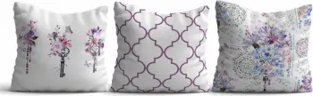 Set jastëkësh dekorativ (3 copë), Aberto Design, HMI-KIR-118