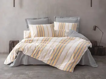 Set mbulesë për jorgan, njësh, L'essentiel Tribus, e verdhë