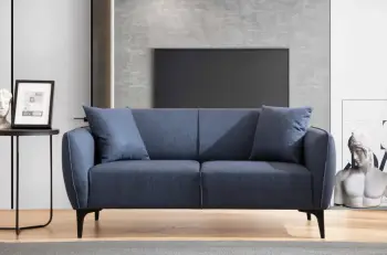 Divan dy vendësh Atelier del Sofa, Belissimo, ngjyrë kaltër