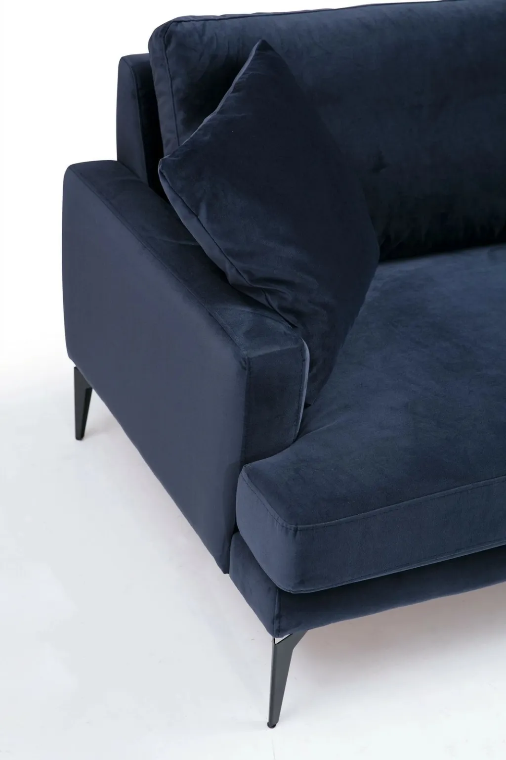 Divan dy ulëshe, ngjyrë navy blue, Papira 2 Seater - 6