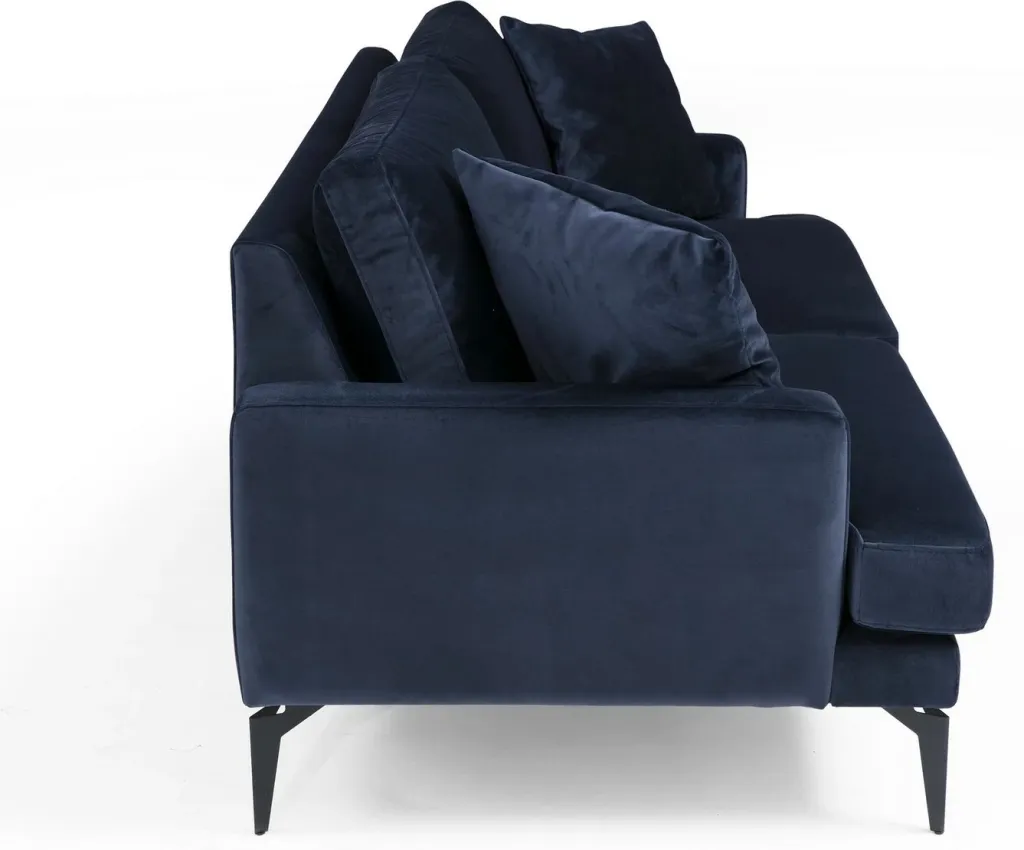 Divan dy ulëshe, ngjyrë navy blue, Papira 2 Seater - 7