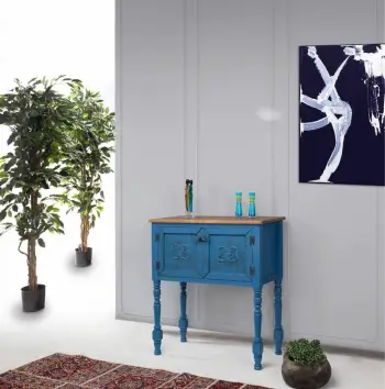 Komodinë me Sirtarë Ada Dresser, kaltër