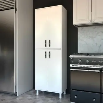 Dollap multifunksional Hanah Home, M4 - 1103, i bardhë