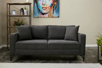 Divan dy ulëshe Atelier del Sofa, Berlin, antracit, e zezë