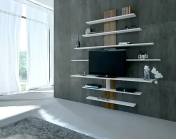 Njësi TV Zebra, bardhë, arrë