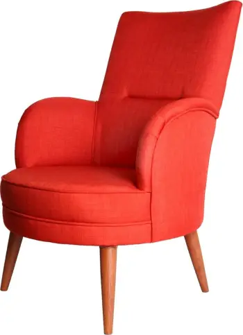 Karrige krahu Victoria, ngjyrë e kuqe tullë, Atelier del Sofa