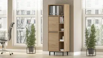 Dollap multifunksional Hanah Home, On10B-S, ngjyrë arre