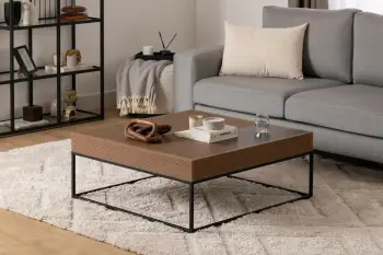Tavolinë kafeje Hanah Home, Lena, ngjyrë arre