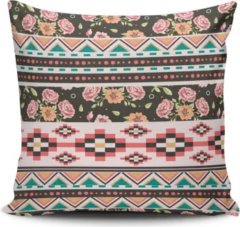 Jastëkëmbulesë Aberto Design, NKLF-189, shumëngjyrëshe, 43x43cm