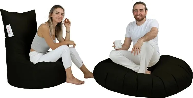 Qese fasule për kopsht, ngjyrë e zezë, Balina - 5