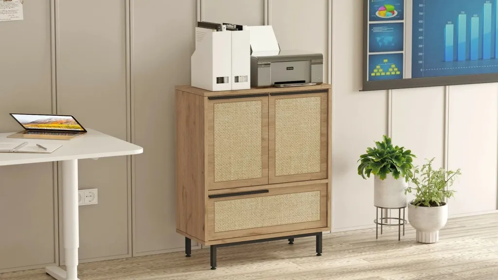 Dollap multifunksional Hanah Home, On8B-Su, ngjyrë arre dhe lis - 1