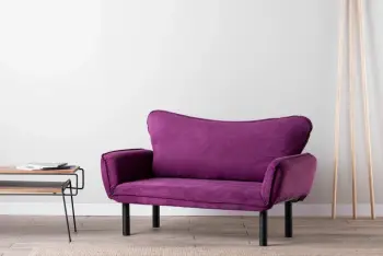 Divan-krevat 2 vende, Atelier del Sofa, Chatto, ngjyrë vjollcë