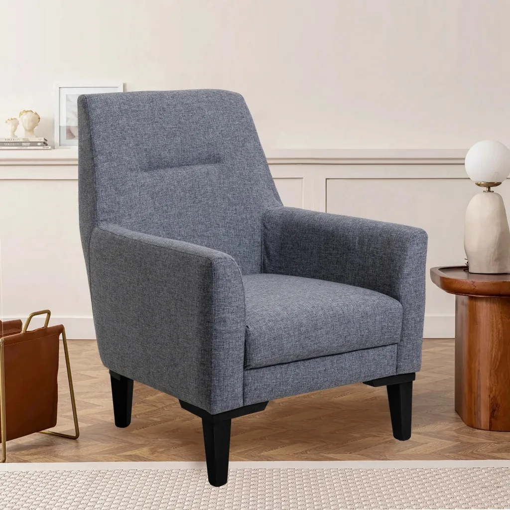 Karrige Wing Atelier del Sofa, Liones-S, gri e errët - 1