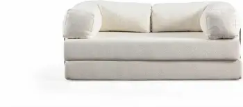 Divan-krevat dy-vendësh Atelier del Sofa, Via Con, i bardhë