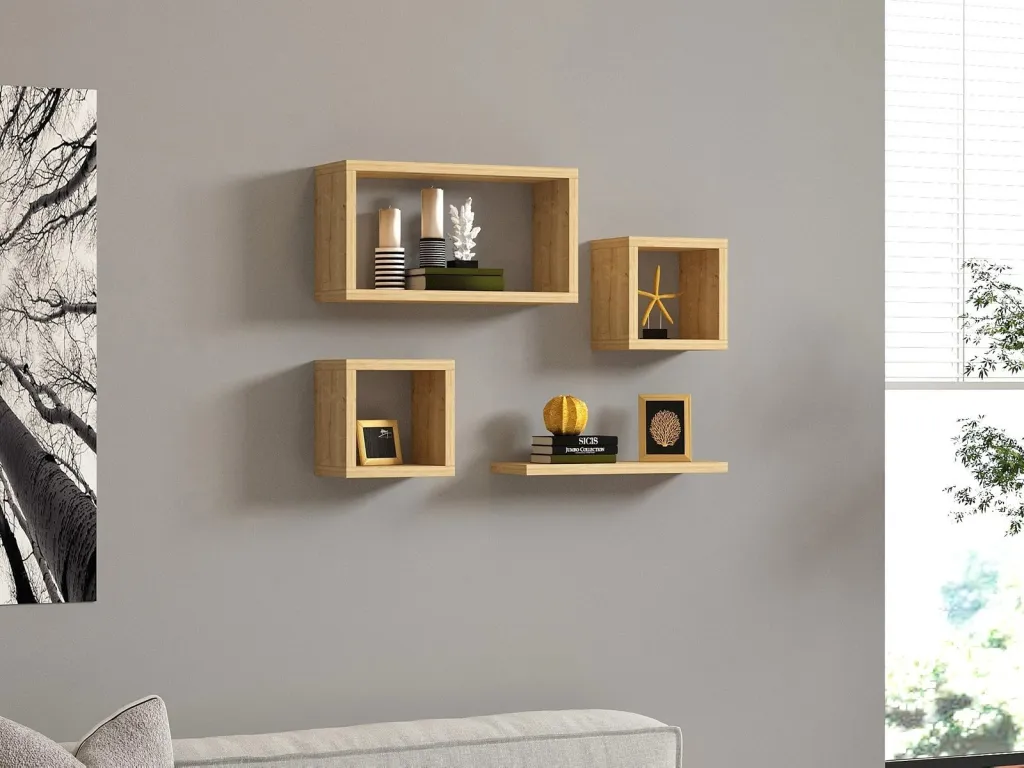 Raft muri Hanah Home, Babi, ngjyrë lisi safir - 1