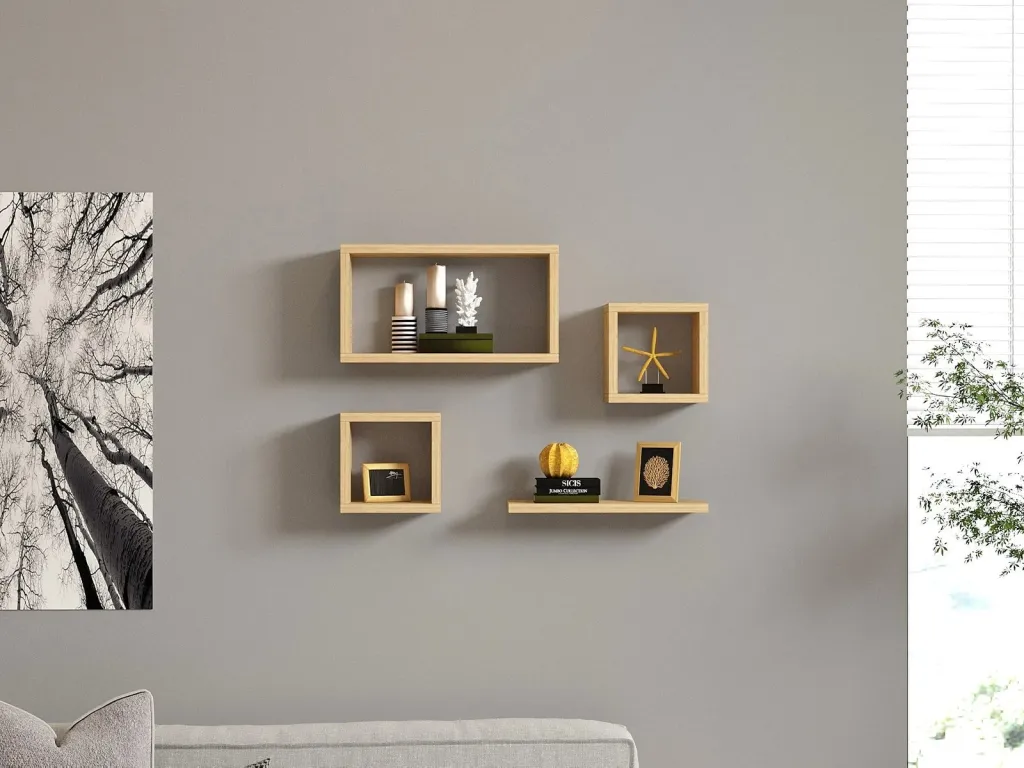 Raft muri Hanah Home, Babi, ngjyrë lisi safir - 2