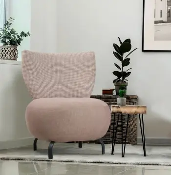Karrige krahu Atelier del Sofa, Loly, ngjyrë salmon