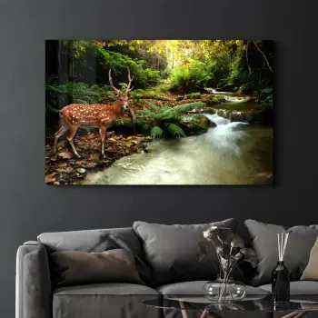 Pikturë dekorative prej xhami të temperuar Wallity, CAM-3019, 70x110cm