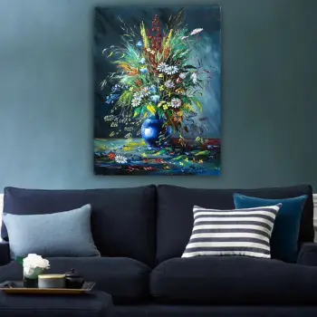 Pikturë dekorative në kanavacë, shumëngjyrëshe, 70x100cm, 17314117_70100