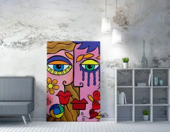 Pikturë dekorative në kanavacë Wallity, WY211, 70x100cm