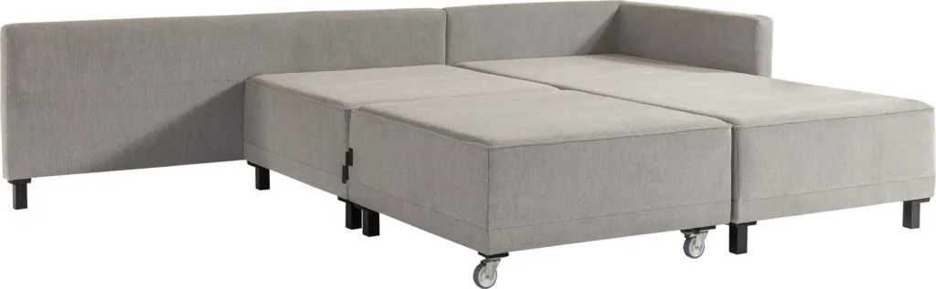 Kënd divan-krevat Atelier del Sofa, Matris, anë e djathtë, ngjyrë gri - 6