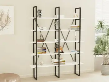 Librari / Raft Librash Kınalı, bardhë, zezë