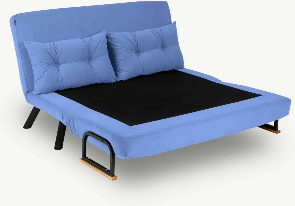 Divan-krevat dy ulëse, ngjyrë e kaltër, Sando 2-Seater - 3