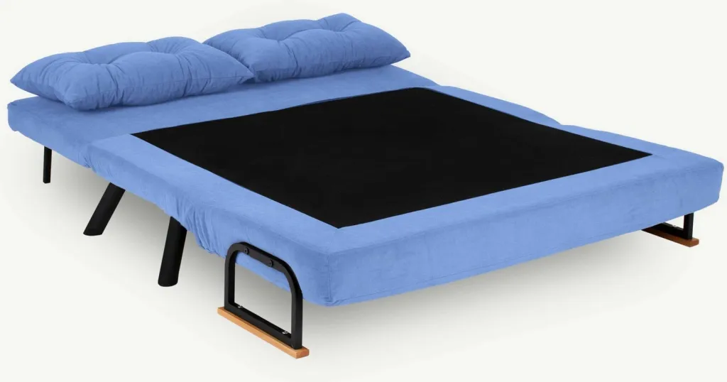 Divan-krevat dy ulëse, ngjyrë e kaltër, Sando 2-Seater - 4