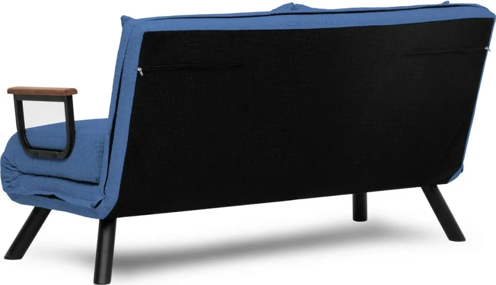 Divan-krevat dy ulëse, ngjyrë e kaltër, Sando 2-Seater - 5