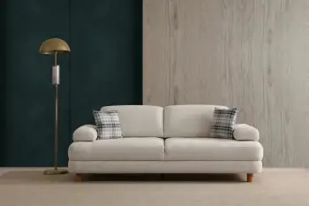 Divan-krevat treshe, ngjyrë krem, Atelier del Sofa, Nice 3 Seater