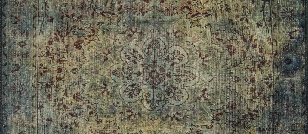 Qilim Conceptum Hypnose, Blues Chenille, 230x330cm, ngjyrë e gjelbër - 4