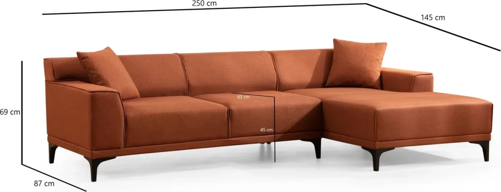 Këndare Petra R, portokalli, Atelier del Sofa - 9