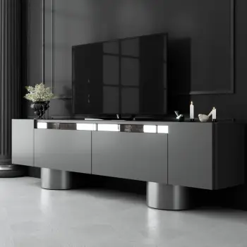 Komodë TV Hanah Home, bohem, antracit, ari
